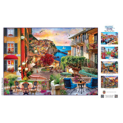 Travel Diary - Italian Afternoon 500 Piece Jigsaw Puzzle (ONLINE ORDER ONLY)