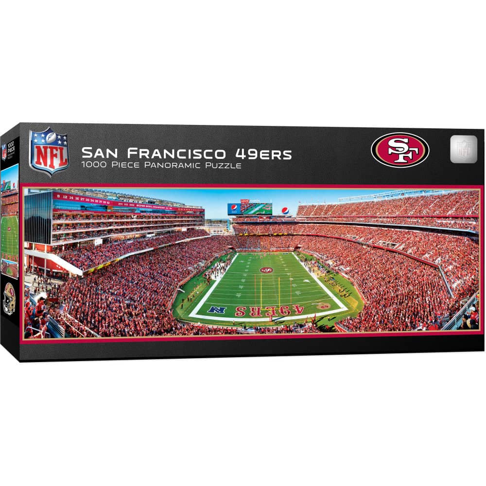 San Francisco 49ers - 1000 Piece Panoramic Jigsaw Puzzle - End View