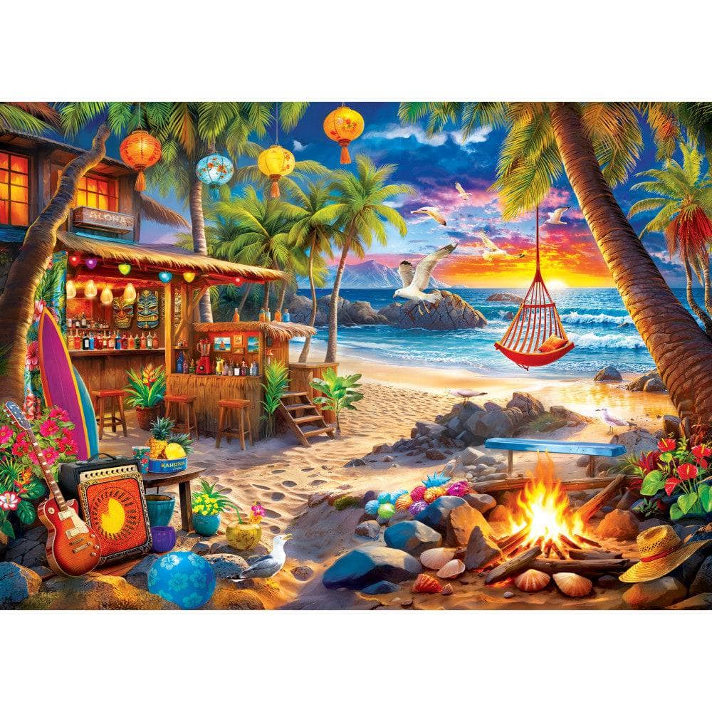 Paradise Beach - Island Hangout 500 Piece Jigsaw Puzzle (ONLINE ORDER ONLY)