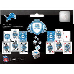 Detroit Lions - 2-Pack Playing Cards & Dice Set (ONLINE ORDER ONLY)