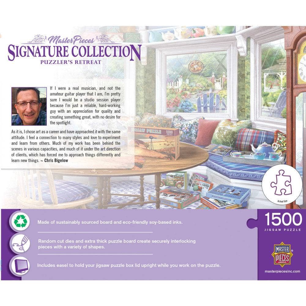 Signature - Puzzler's Retreat 1500 Piece Jigsaw Puzzle (ONLINE ORDER ONLY)