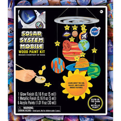 NASA - Solar System Mobile Wood Craft & Paint Kit (ONLINE ORDER ONLY)