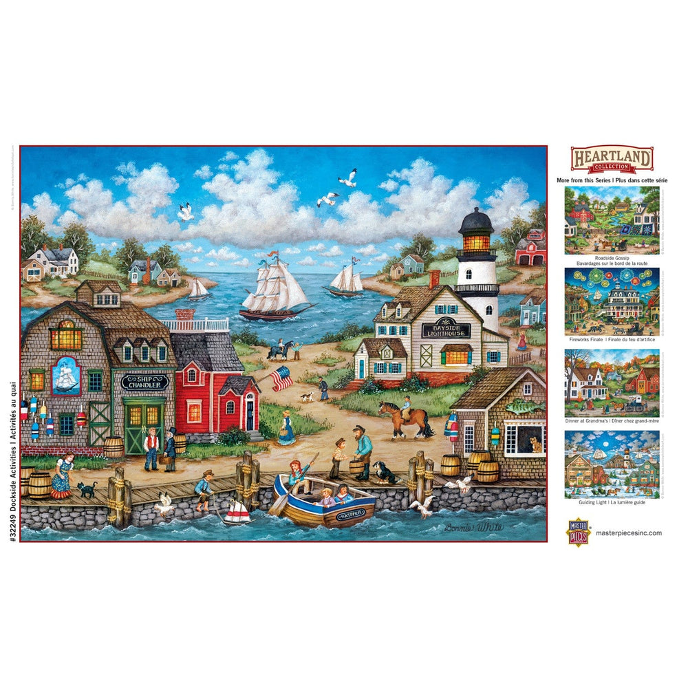 Heartland - Dockside Activities 550 Piece Jigsaw Puzzle (ONLINE ORDER ONLY)