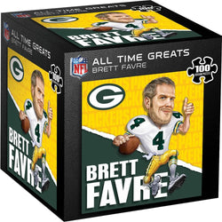 Green Bay Packers All-Time Greats - Brett Favre 100 Piece Jigsaw Puzzle