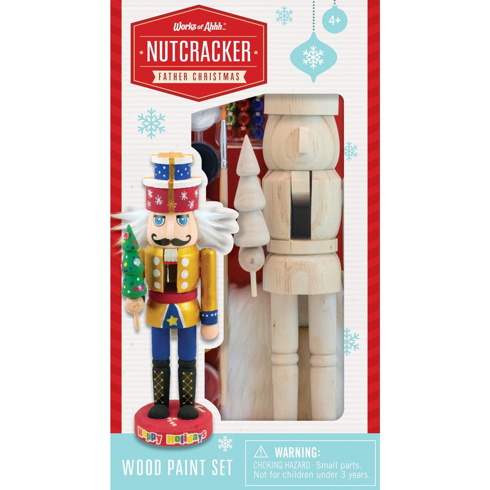 Nutcracker Father Christmas Wood Paint Set (ONLINE ORDER ONLY)