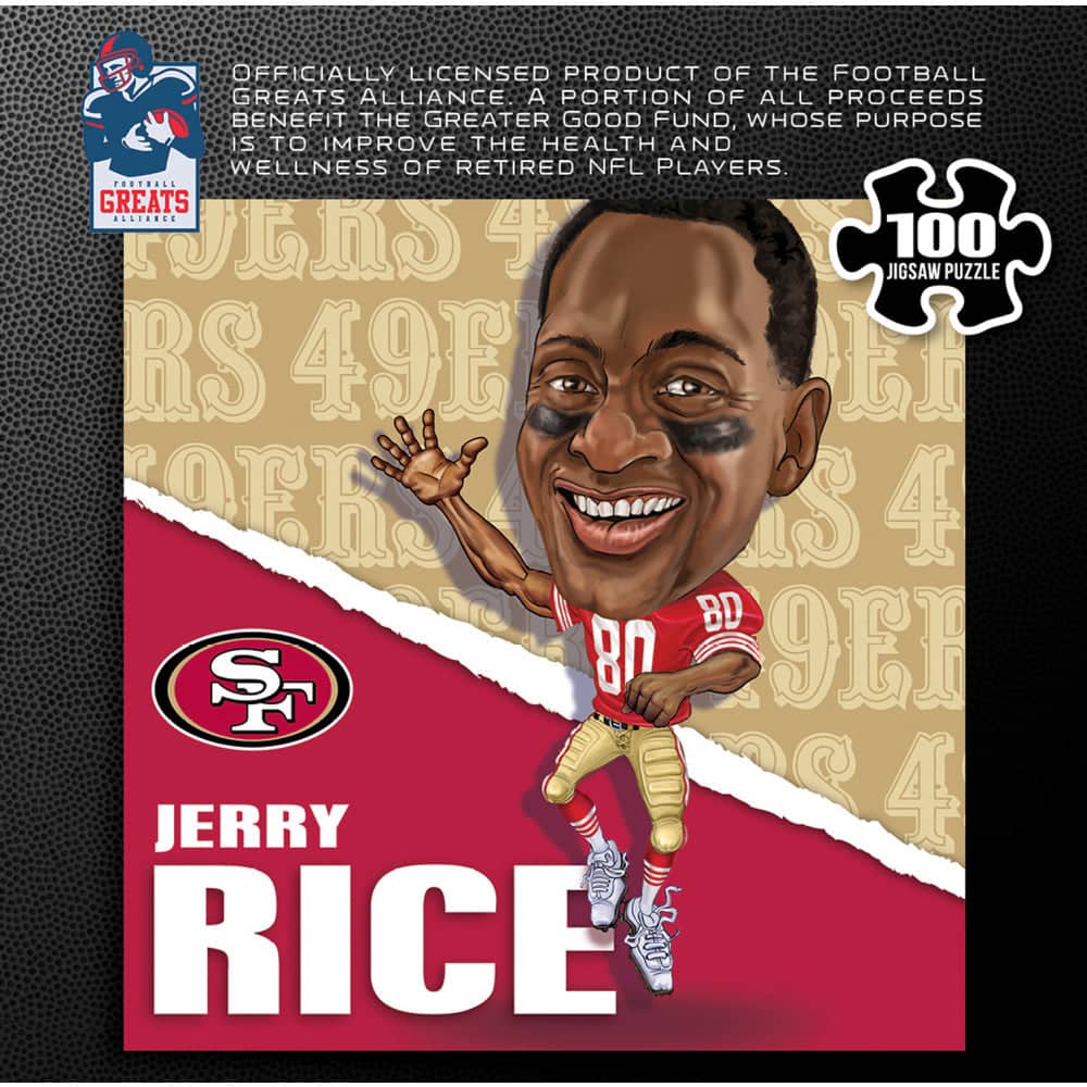 San Francisco 49ers All-Time Greats - Jerry Rice 100 Piece Jigsaw Puzzle