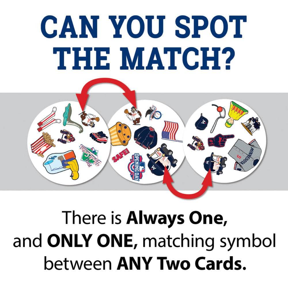 Minnesota Twins Spot It! Card Game (ONLINE ORDER ONLY)