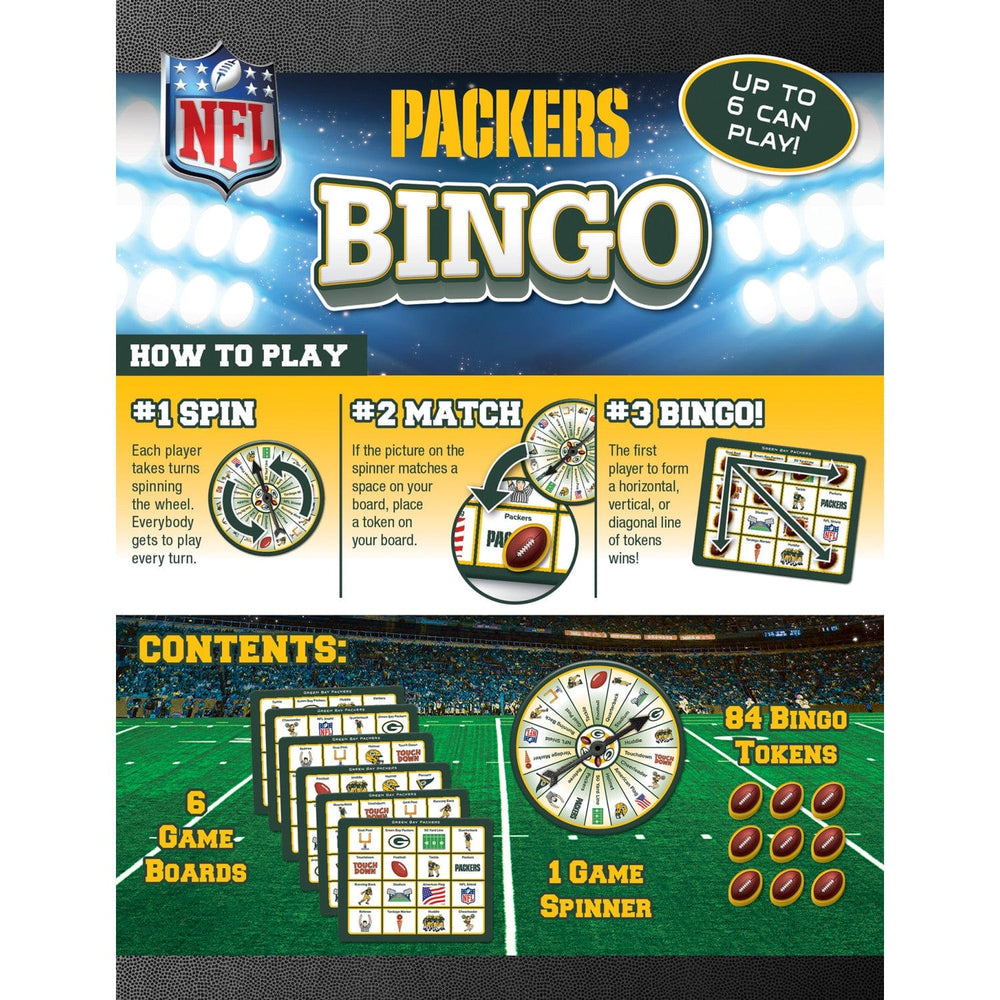 Green Bay Packers Bingo Game (ONLINE ORDER ONLY)