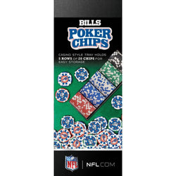 Buffalo Bills 100 Piece Poker Chips (ONLINE ORDER ONLY)