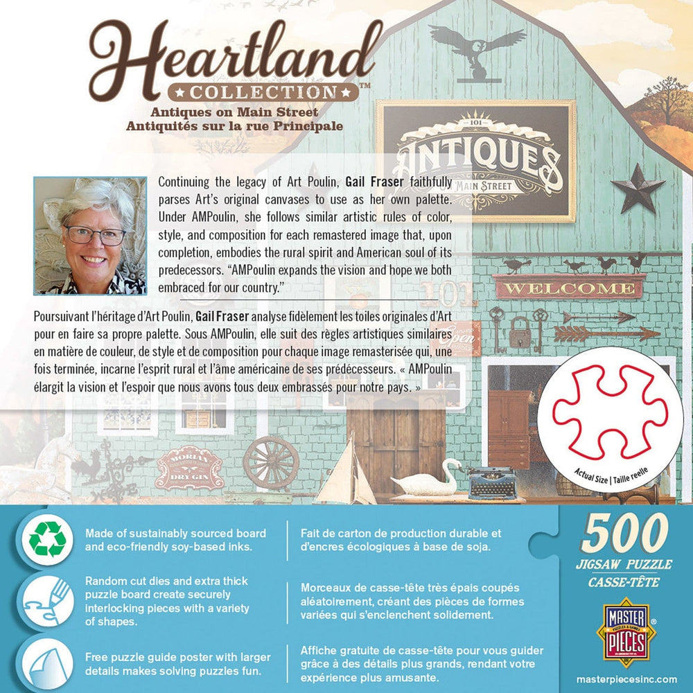 Heartland - Antiques on Main Street 500 Piece Jigsaw Puzzle (ONLINE ORDER ONLY)