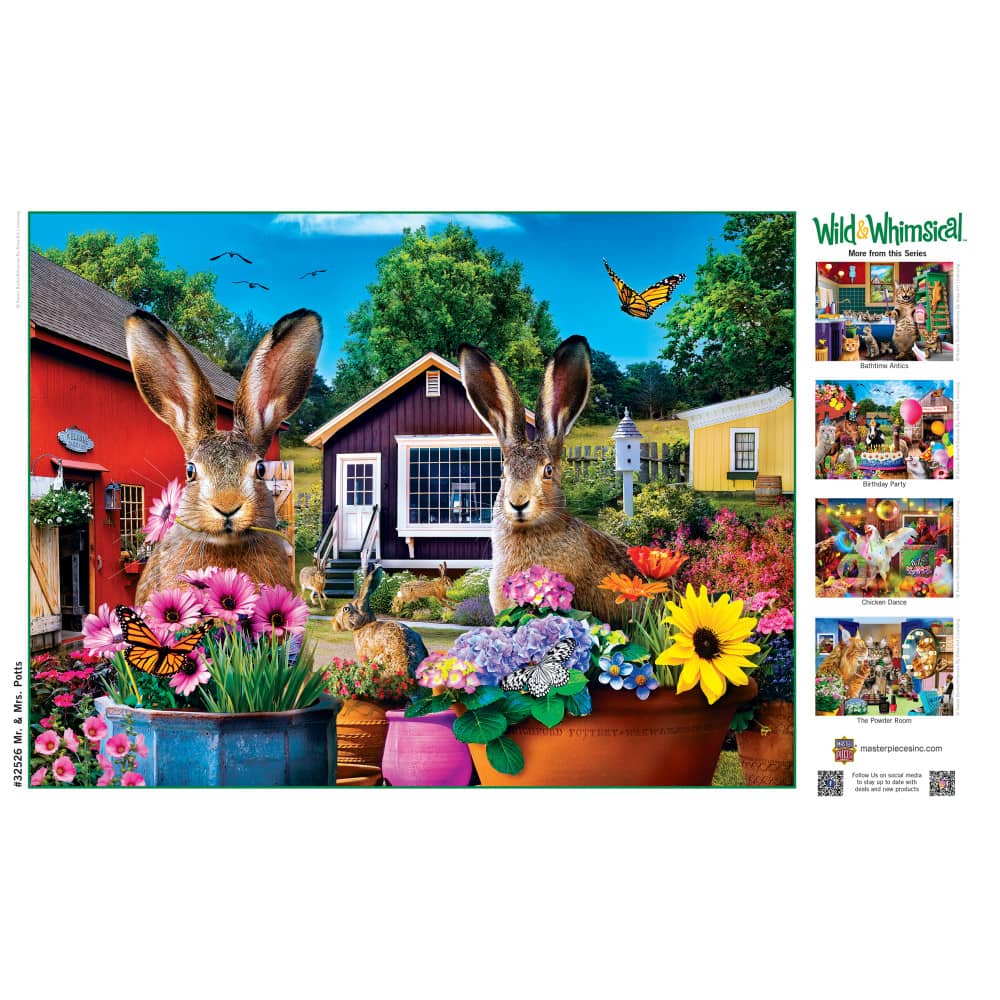Wild & Whimsical - Mr. & Mrs. Potts 300 Piece EZ Grip Jigsaw Puzzle
