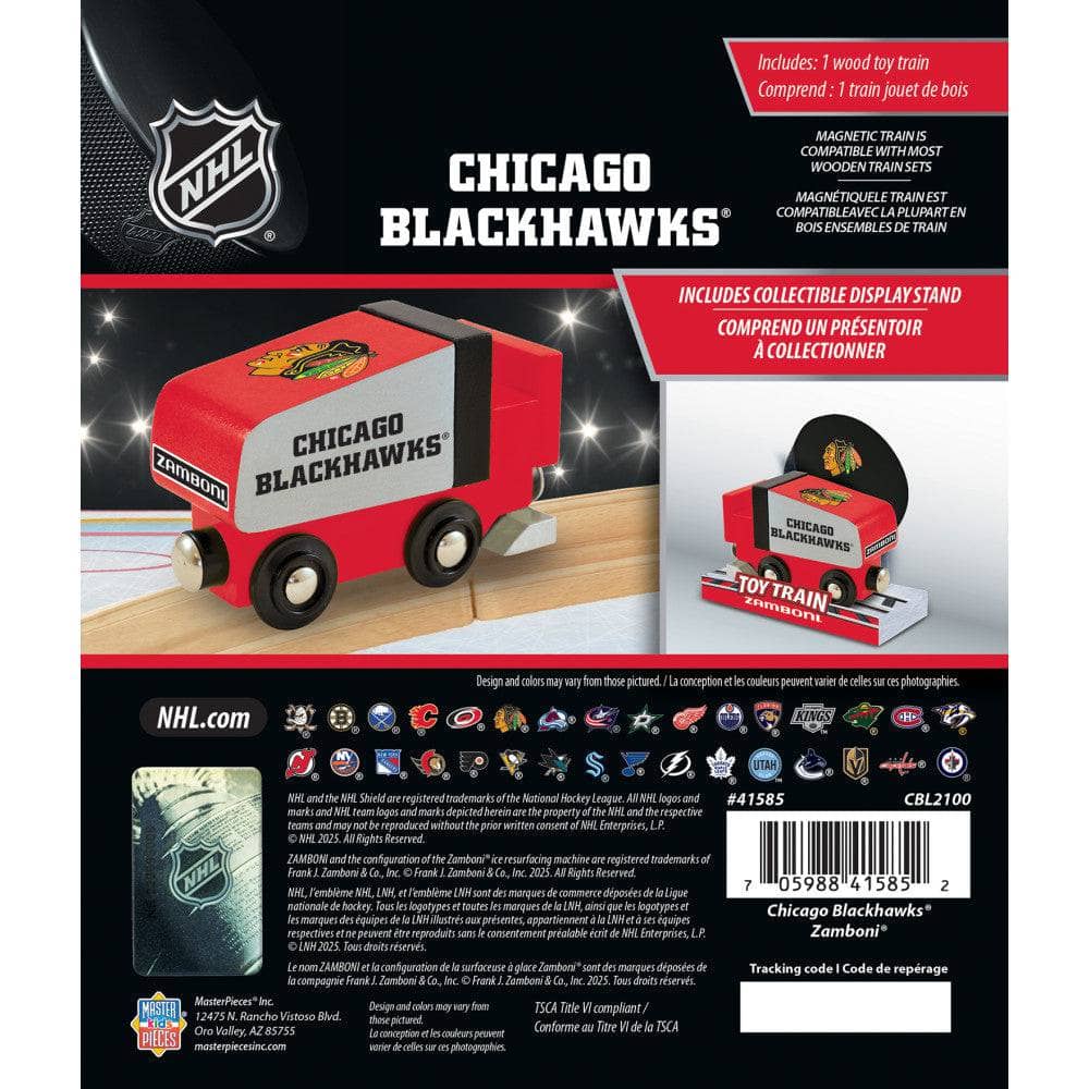 Chicago Blackhawks Toy Zamboni Train Engine (ONLINE ORDER ONLY)