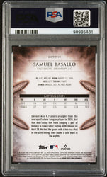 Graded 2024 Topps Bowman Chrome Samuel Basallo #10 Gladiators of the Diamond Rookie RC Baseball Card PSA 10 Gem Mint (ONLINE ORDER ONLY)