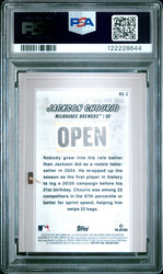 Graded 2025 Topps Bowman Jackson Chourio #HS3 Hobby Stars Baseball Card PSA 10 Gem Mint (ONLINE ORDER ONLY)