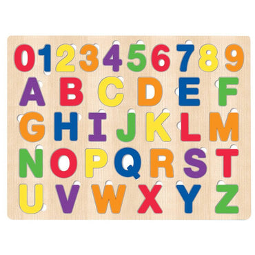 123's and ABC's - 36 Piece Wood Jigsaw Puzzle (ONLINE ORDER ONLY)