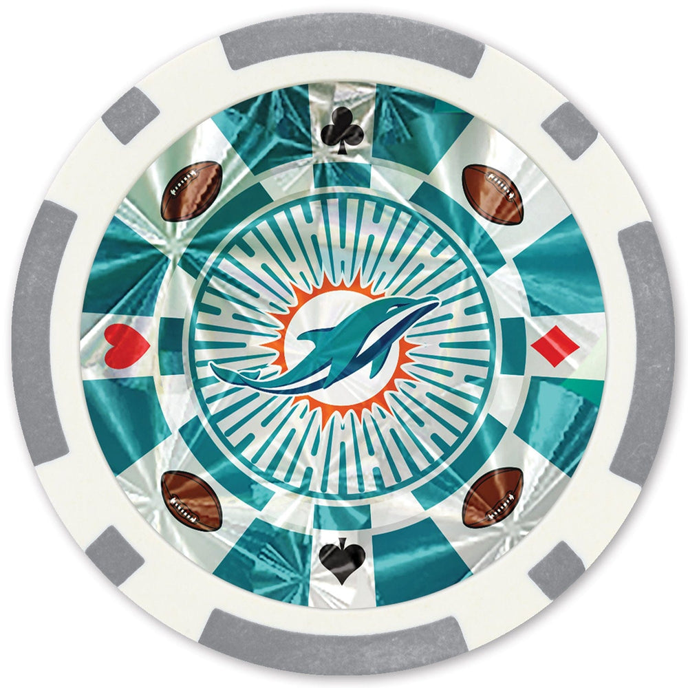 Miami Dolphins 20 Piece Poker Chips (ONLINE ORDER ONLY)