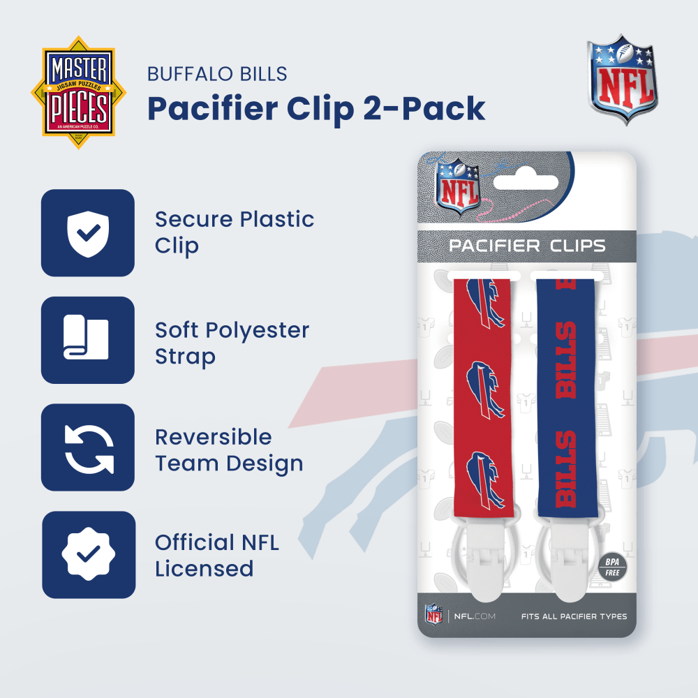 Buffalo Bills - Pacifier Clip 2-Pack