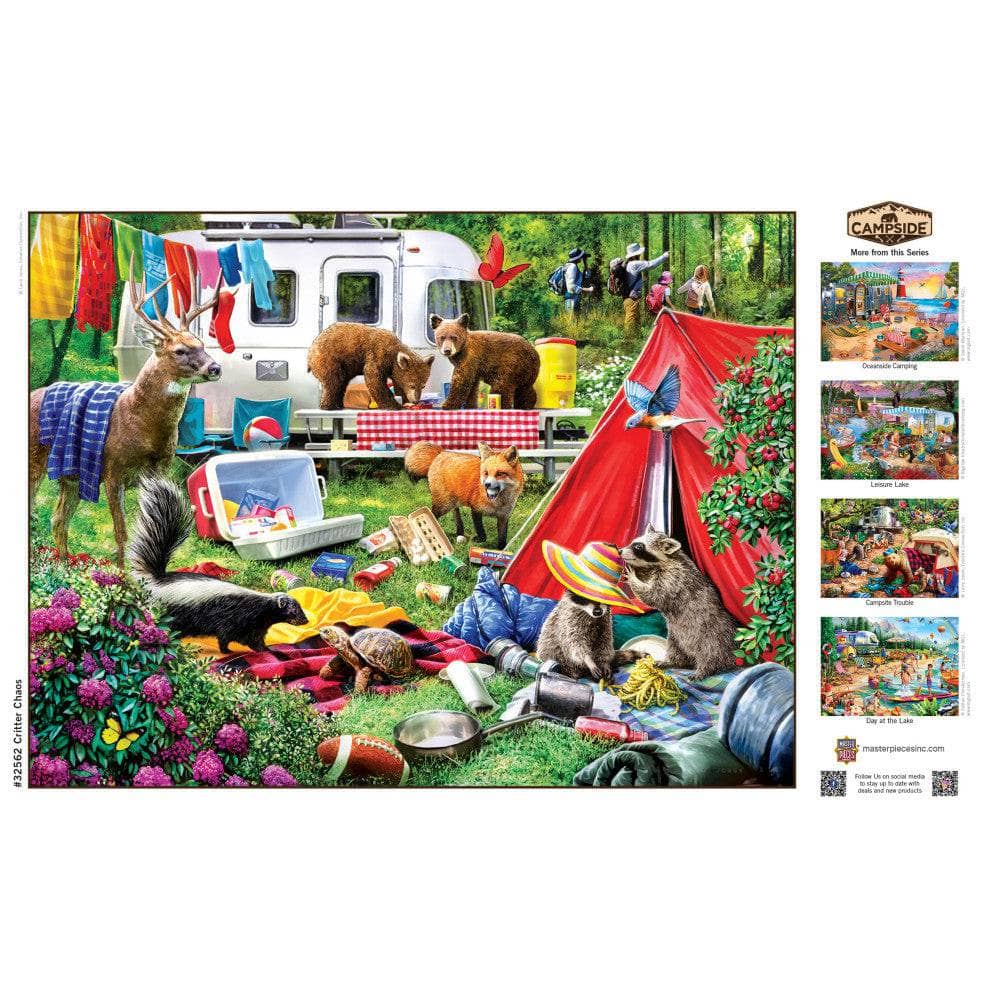 Campside - Critter Chaos 300 Piece EZ Grip Jigsaw Puzzle (ONLINE ORDER ONLY)