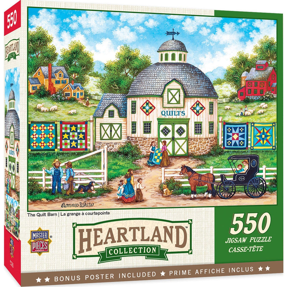Heartland - The Quilt Barn 550 Piece Jigsaw Puzzle (ONLINE ORDER ONLY)