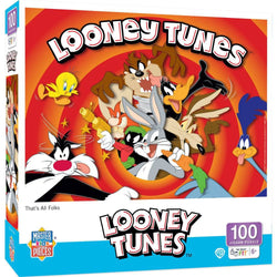 Looney Tunes - That's All Folks 100 Piece Jigsaw Puzzle (ONLINE ORDER ONLY)
