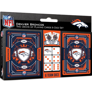 Denver Broncos - 2-Pack Playing Cards & Dice Set (ONLINE ORDER ONLY)