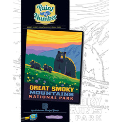 National Parks - Great Smoky Mountains Paint by Number