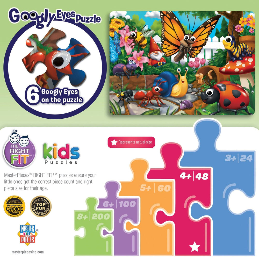 Googly Eyes - Bug Zone 48 Piece Jigsaw Puzzle (ONLINE ORDER ONLY)