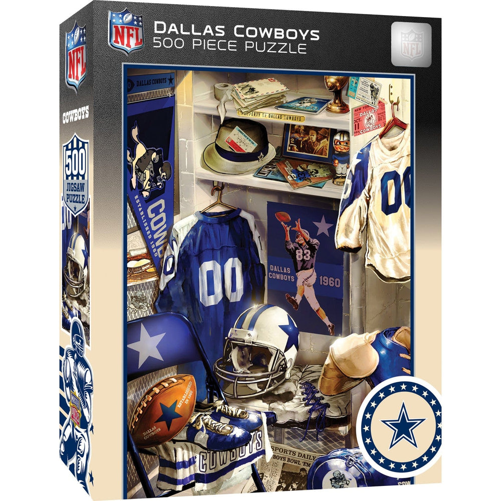 Dallas Cowboys - Locker Room 500 Piece Jigsaw Puzzle (ONLINE ORDER ONLY)