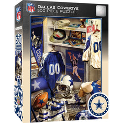 Dallas Cowboys - Locker Room 500 Piece Jigsaw Puzzle (ONLINE ORDER ONLY)