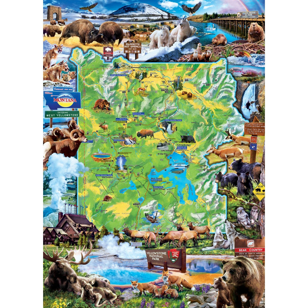 Yellowstone National Park 1000 Piece Jigsaw Puzzle (ONLINE ORDER ONLY)