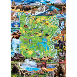 Yellowstone National Park 1000 Piece Jigsaw Puzzle (ONLINE ORDER ONLY)