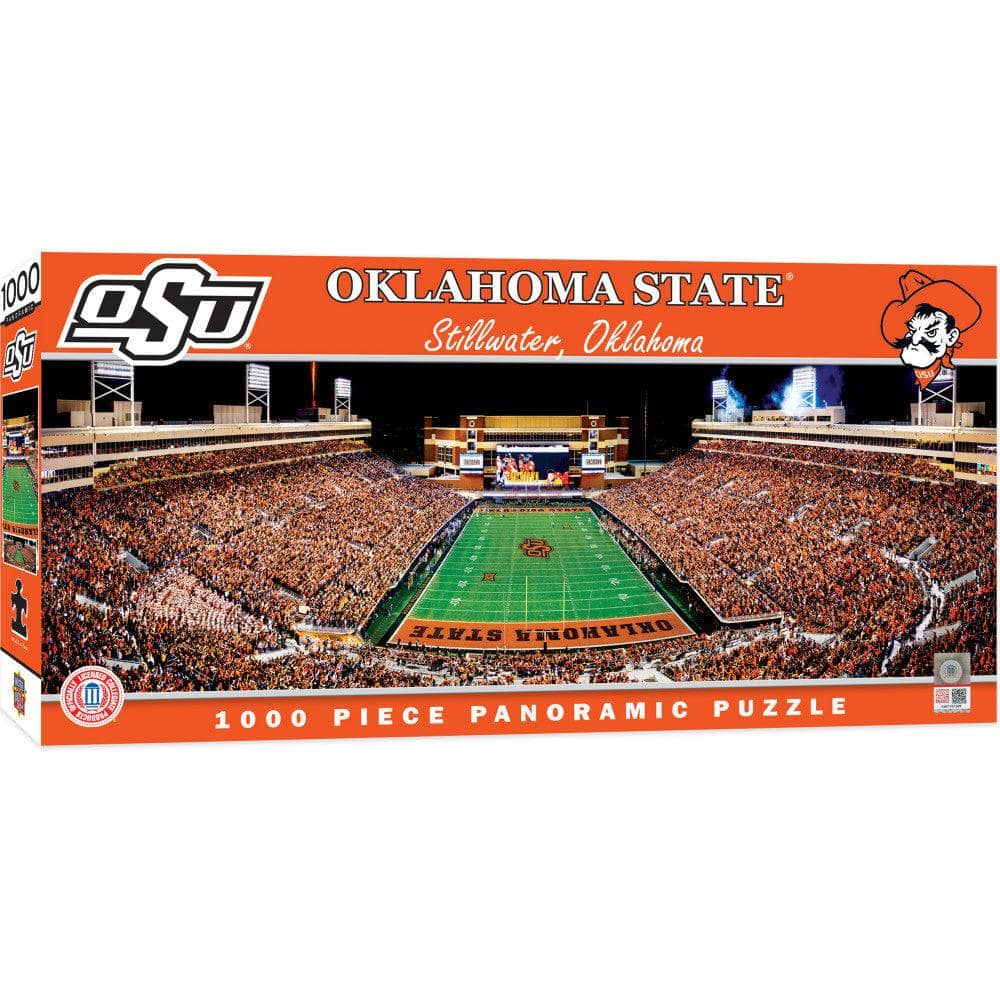 Oklahoma State Cowboys - 1000 Piece Panoramic Jigsaw Puzzle - End View (ONLINE ORDER ONLY)