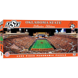 Oklahoma State Cowboys - 1000 Piece Panoramic Jigsaw Puzzle - End View