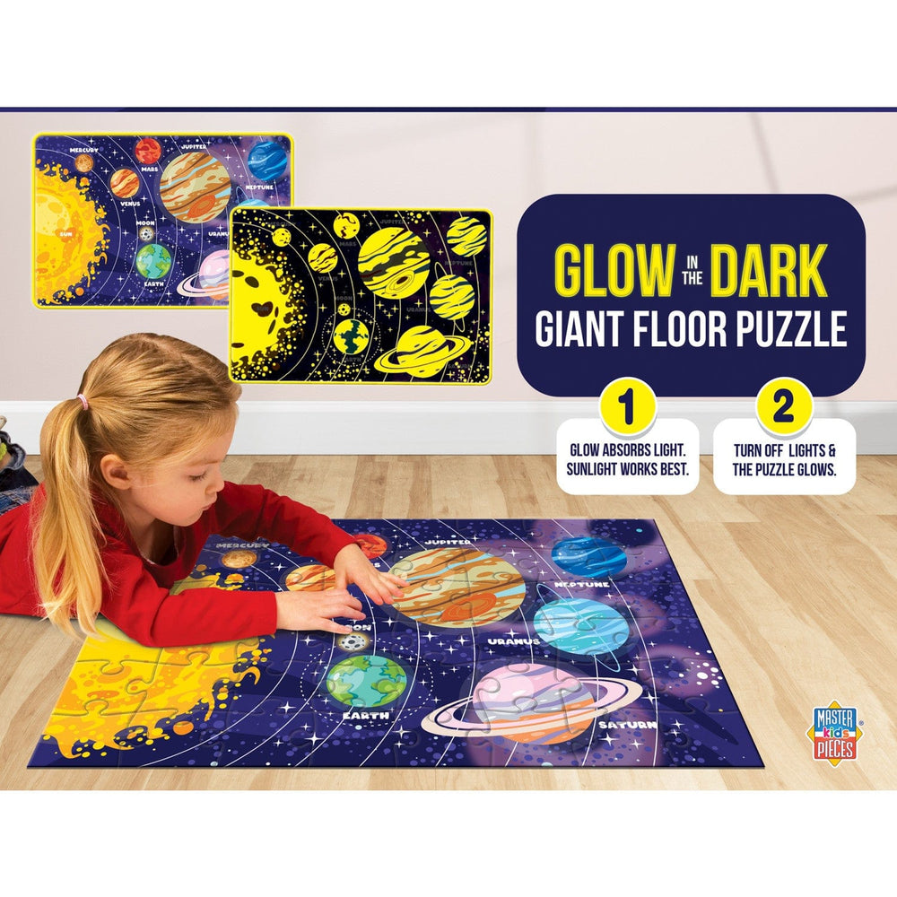 Glow in the Dark - Our Solar System 48 Piece Floor Jigsaw Puzzle (ONLINE ORDER ONLY)
