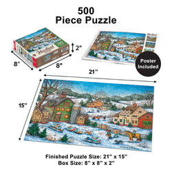 Heartland - Snowball Ambush 500 Piece Jigsaw Puzzle