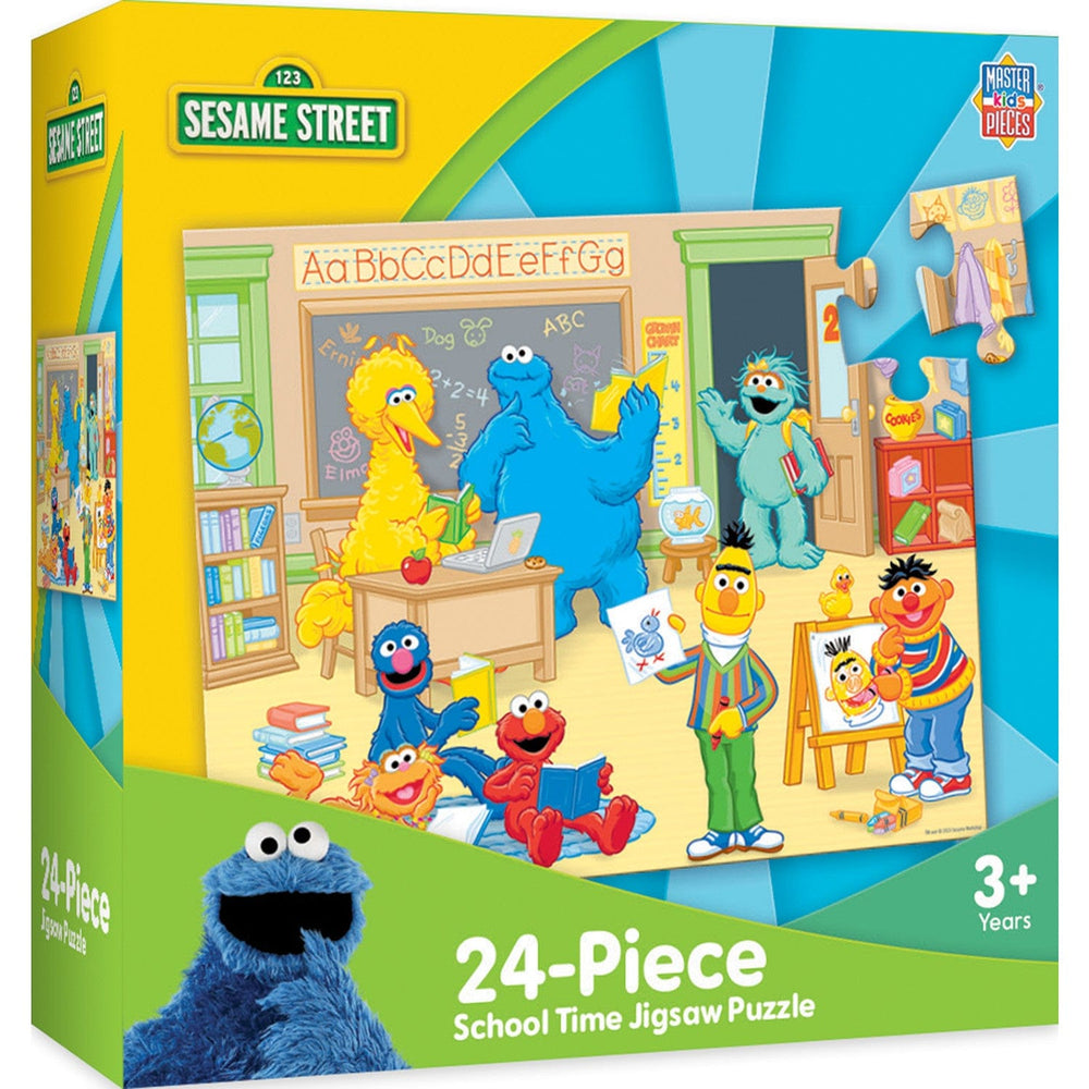 Sesame Street - School Time 24 Piece Jigsaw Puzzle (ONLINE ORDER ONLY)
