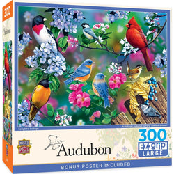 Audubon - Songbird Collage 300 Piece EZ Grip Jigsaw Puzzle (ONLINE ORDER ONLY)