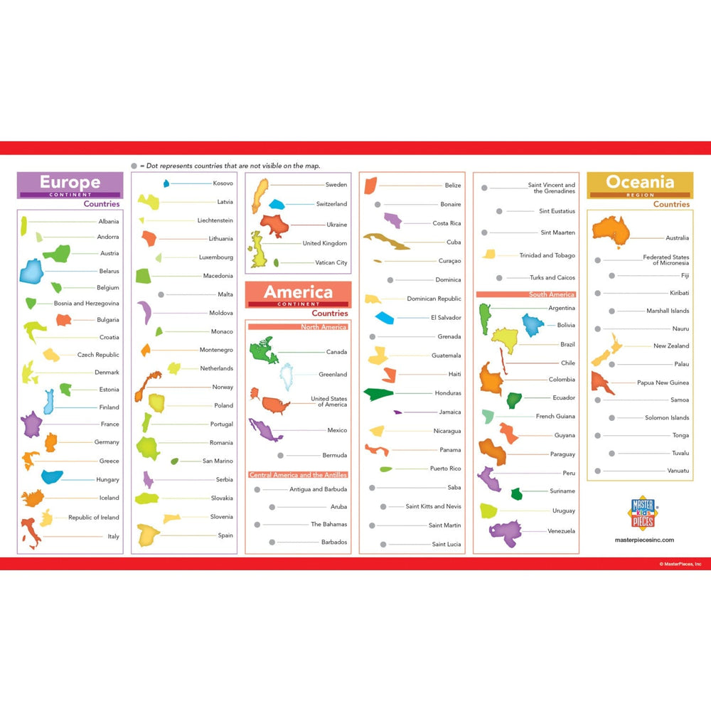 Explorer - World Map 60 Piece Jigsaw Puzzle (ONLINE ORDER ONLY)