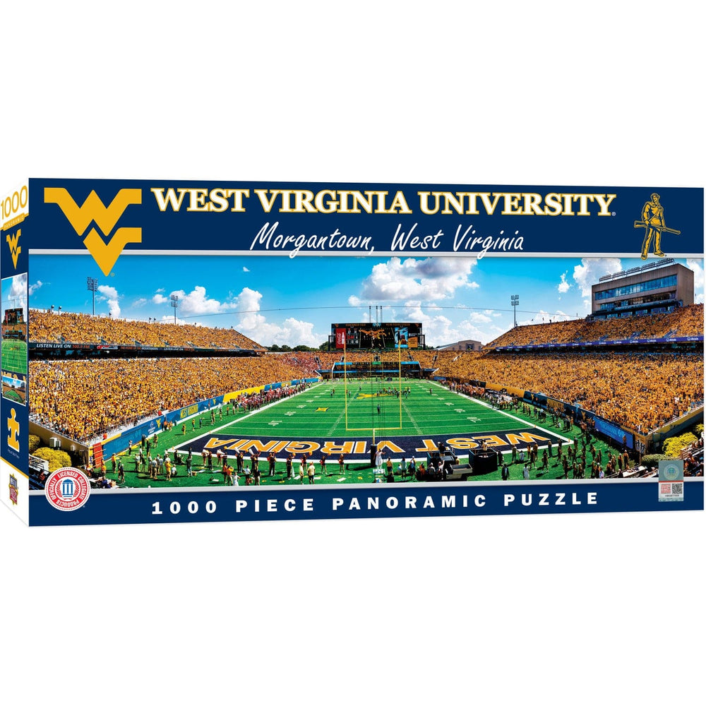 West Virginia Mountaineers - 1000 Piece Panoramic Jigsaw Puzzle - End View (ONLINE ORDER ONLY)