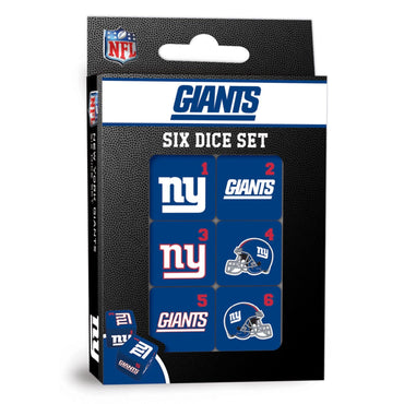 New York Giants Dice Set - 19mm (ONLINE ORDER ONLY)