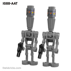 Battle Droids & IG-88 4 pack Lego Star Wars Minifigures Custom Toys (ONLINE ORDER ONLY)