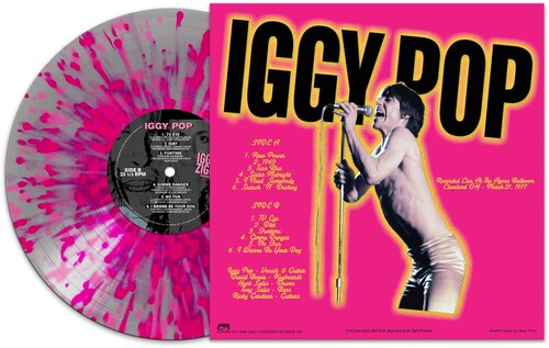 Iggy & Ziggy - Cleveland '77 - Silver/ pink Splatter [Vinyl]