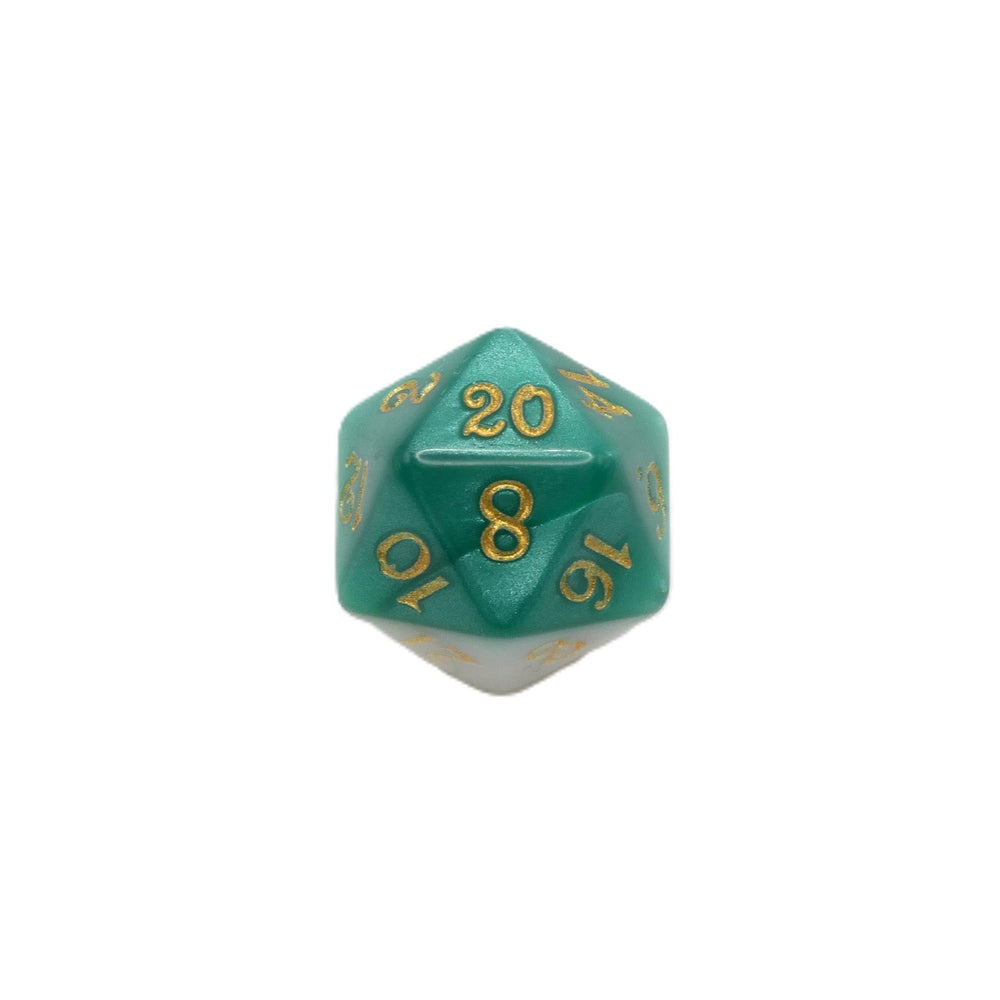 Two-Faced Iguana - 7 Piece DnD Dice Set | Acrylic RPG Gaming Dice (ONLINE ORDER ONLY)
