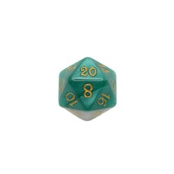 Two-Faced Iguana - 7 Piece DnD Dice Set | Acrylic RPG Gaming Dice (ONLINE ORDER ONLY)