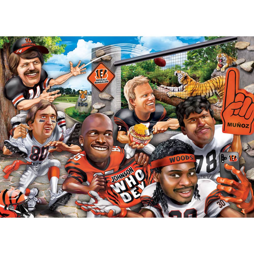 Cincinnati Bengals - All-Time Greats 500 Piece Jigsaw Puzzle