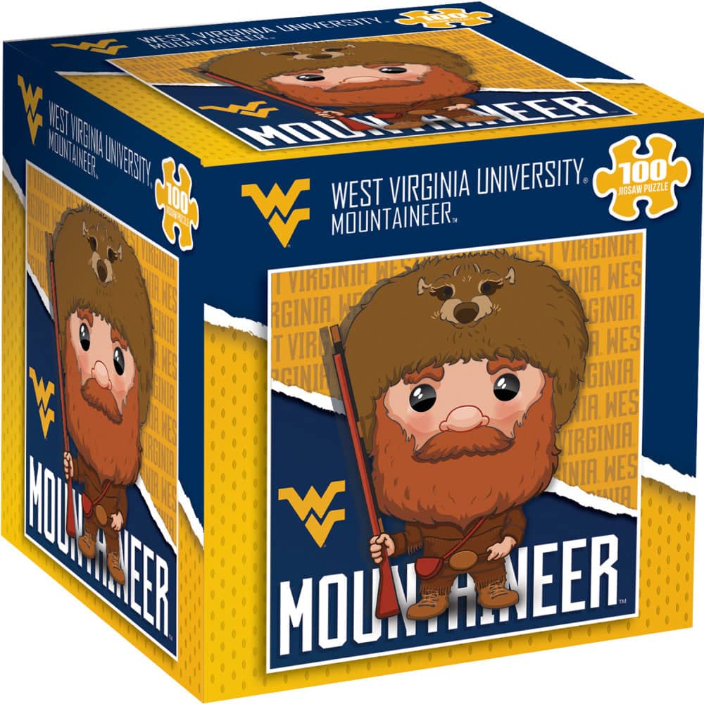West Virginia Mountaineers - NCAA Mascot 100 Piece Jigsaw Puzzle