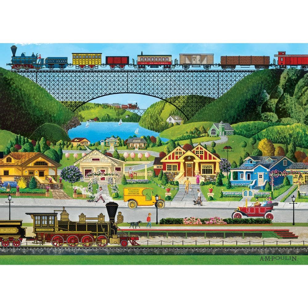 Hometown Gallery - Whistle Stop 1000 Piece Jigsaw Puzzle (ONLINE ORDER ONLY)
