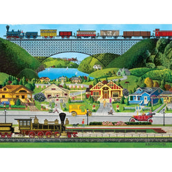 Hometown Gallery - Whistle Stop 1000 Piece Jigsaw Puzzle (ONLINE ORDER ONLY)