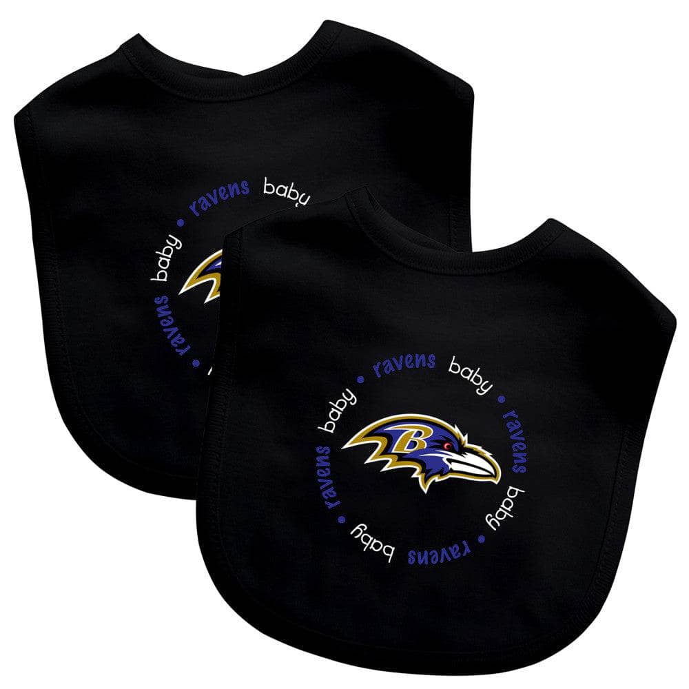 Baltimore Ravens - Baby Bibs 2-Pack (ONLINE ORDER ONLY)