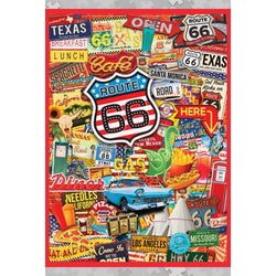 World's Smallest - Route 66 1000 Piece Jigsaw Puzzle (ONLINE ORDER ONLY)
